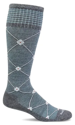 Elevation Knee-High Women - Charcoal Firm Compression (20-30mmHG)