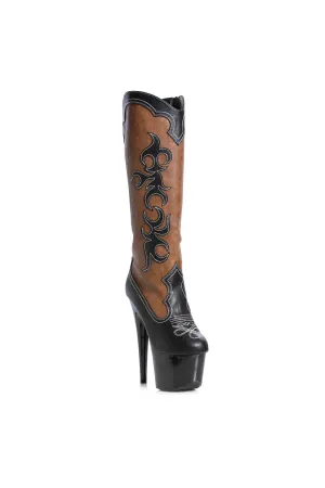 Ellie 709-CHARLIE 7" Cowgirl Knee Boot