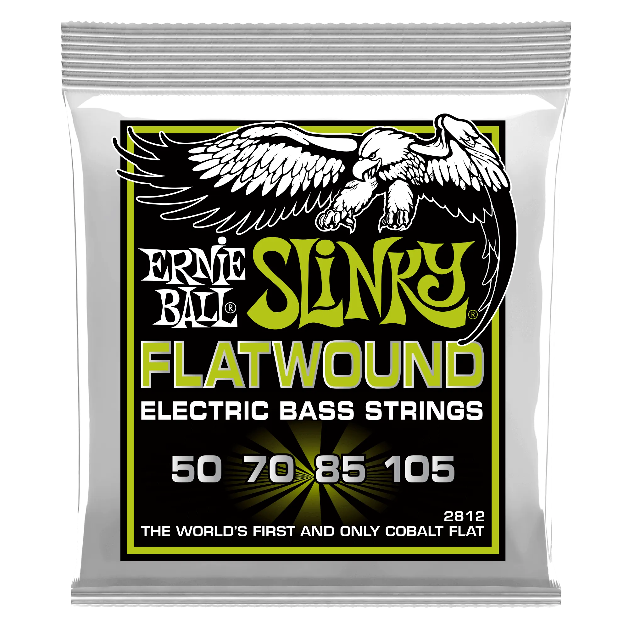 Ernie Ball Regular Slinky CobaltFlatwound Bass Guitar Strings 50 - 105