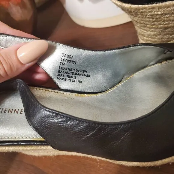 Etienne Aigner Cassa Wedge Heels Sz 7