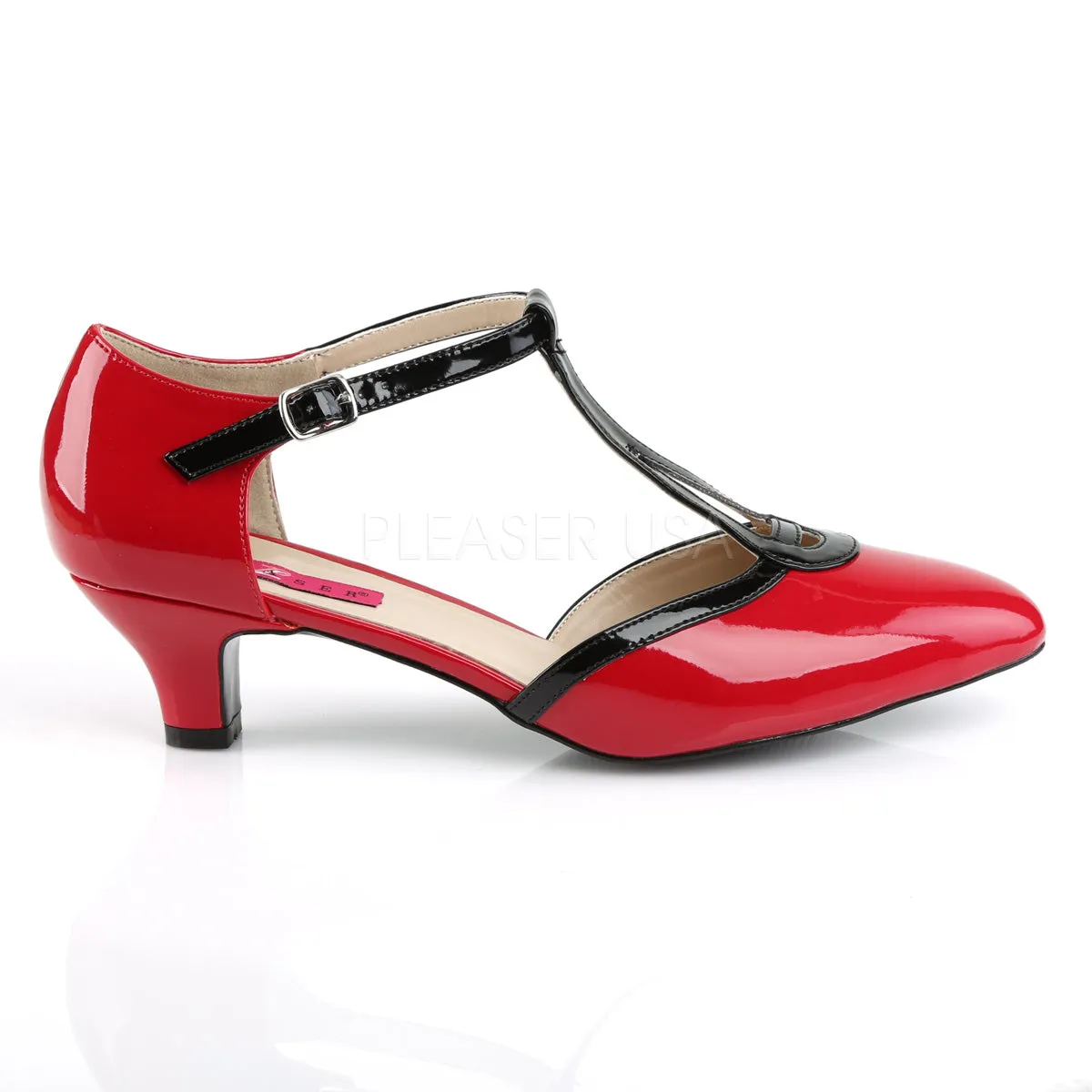 FAB-428  Red-Black Patent