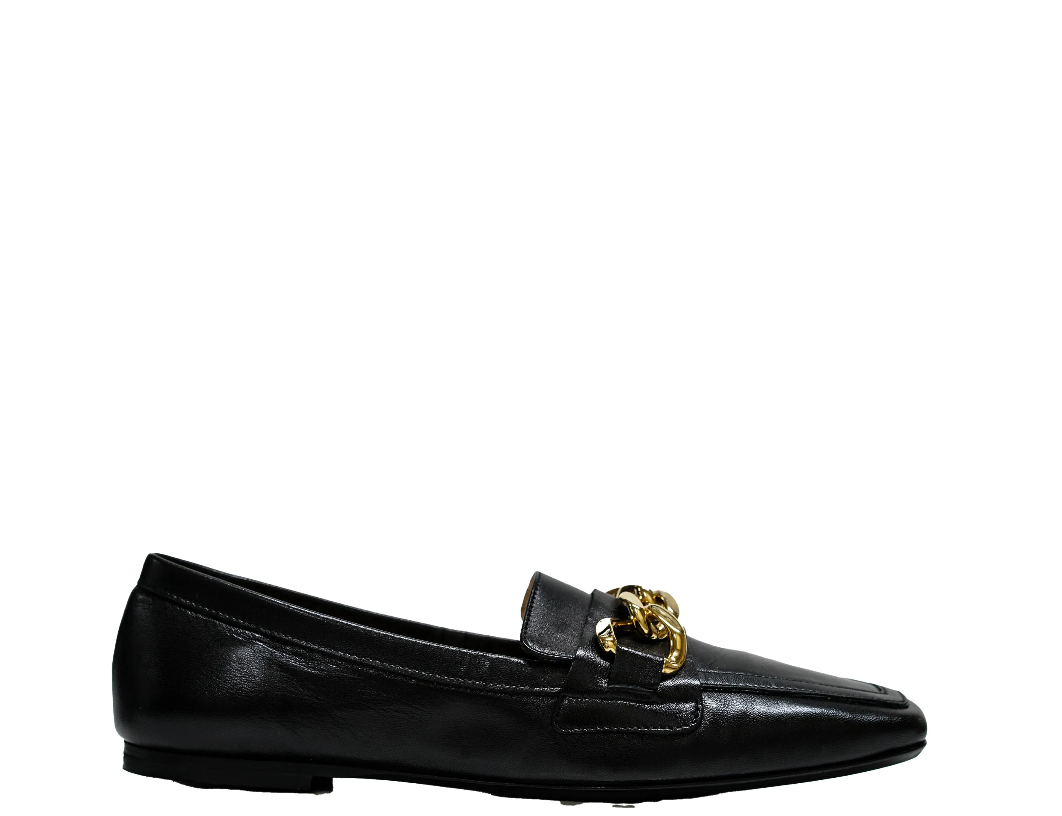 Fabio Rusconi Women’s Black Leather Chain Shoe F5678     30% off