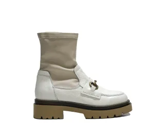 Fabio Rusconi Women's White Ankle Boot Jerry 1478 30% OFF