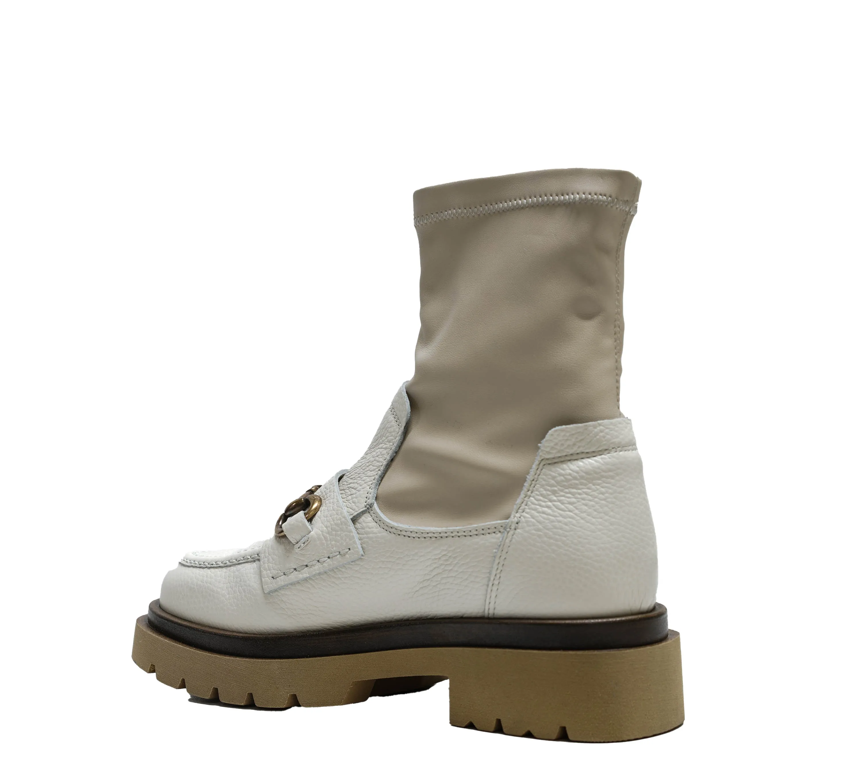 Fabio Rusconi Women's White Ankle Boot Jerry 1478 30% OFF