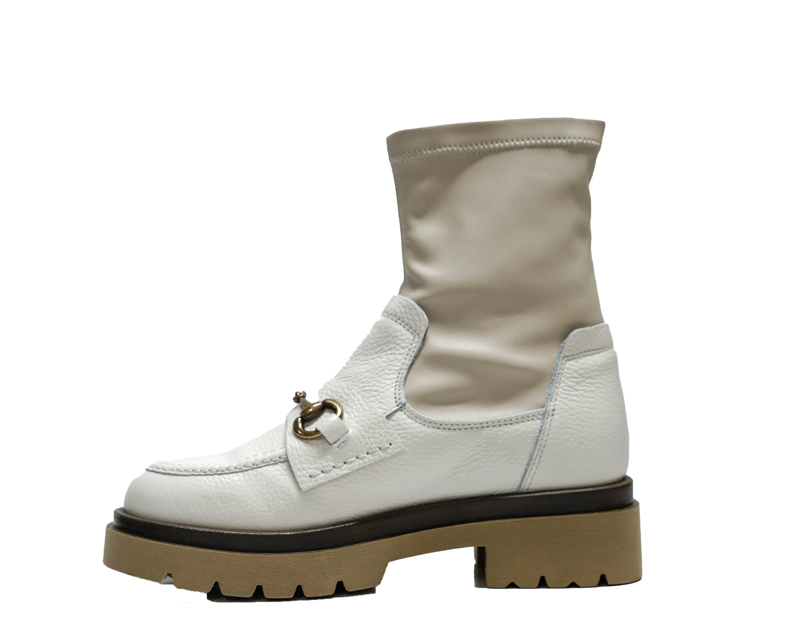 Fabio Rusconi Women's White Ankle Boot Jerry 1478 30% OFF
