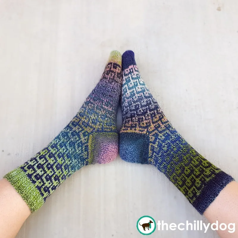 Feeling Loopy Socks: Knitting Pattern PDF