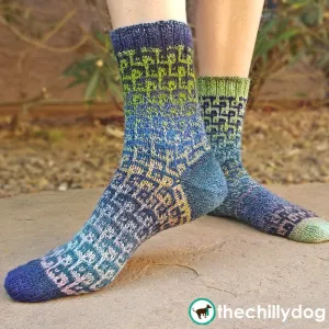 Feeling Loopy Socks: Knitting Pattern PDF