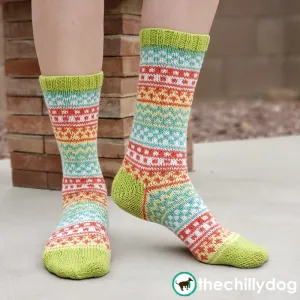 Feeling Scrappy Socks: Knitting Pattern PDF