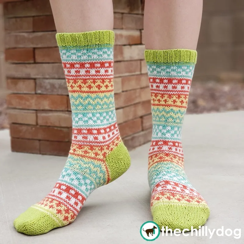 Feeling Scrappy Socks: Knitting Pattern PDF
