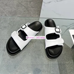 fit well leather flats slippers classic shoes fashion women 35-41 high quality 2023 summer