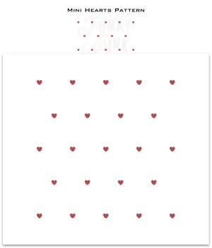 FJ077 Funky Junk's Mini Hearts Pattern