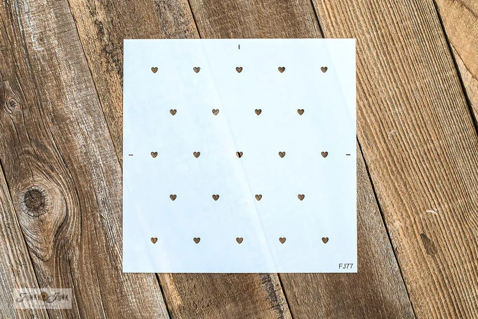 FJ077 Funky Junk's Mini Hearts Pattern