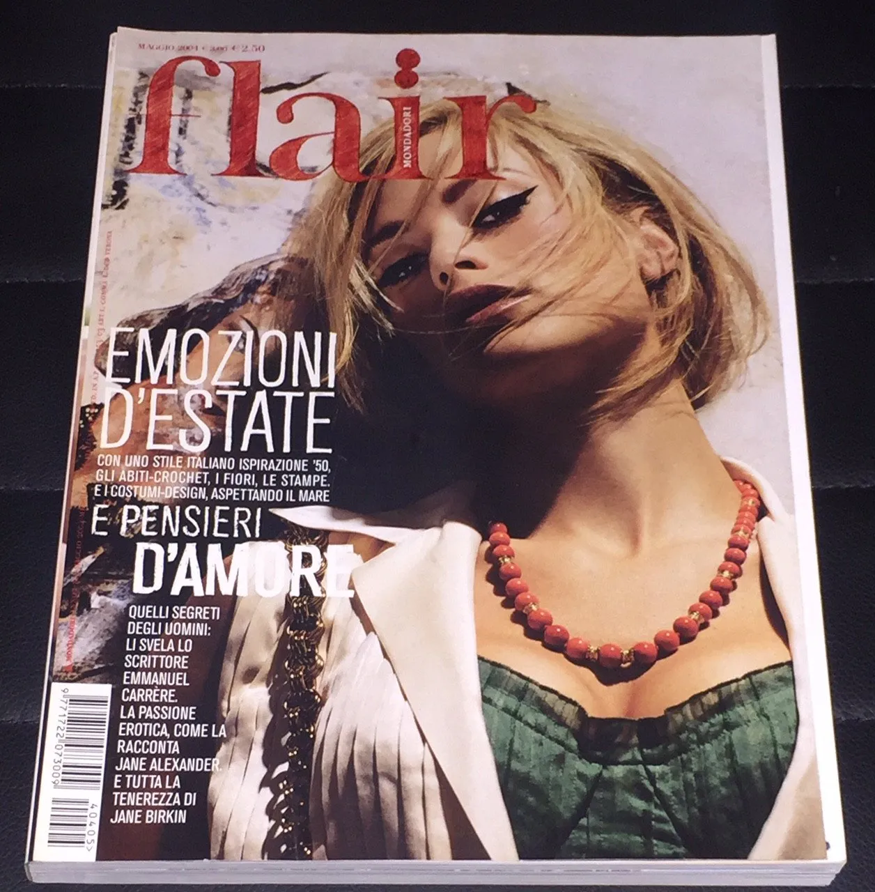 FLAIR Italia Magazine May 2004 CAROLYN MURPHY Jane Birkin