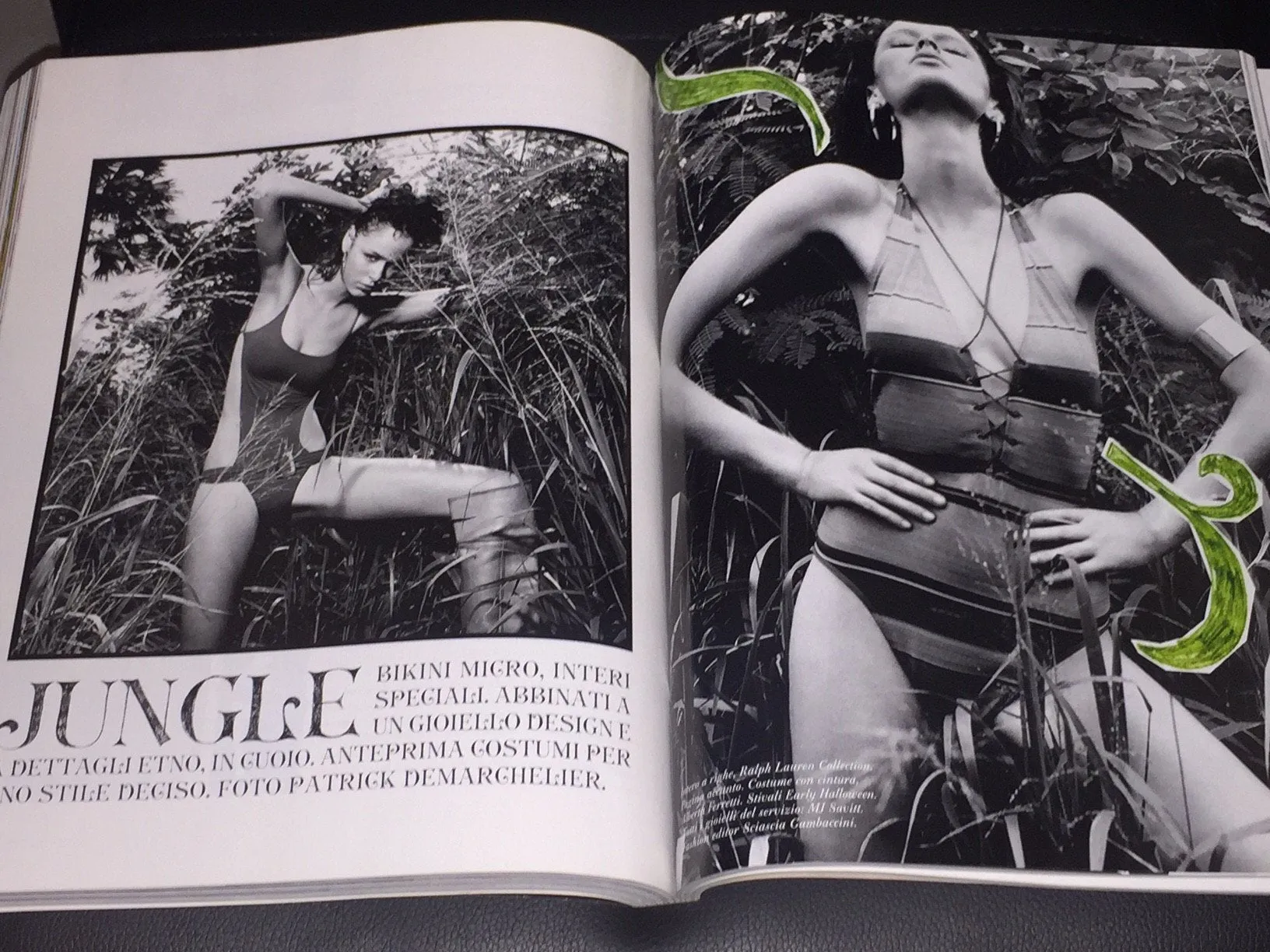FLAIR Italia Magazine May 2004 CAROLYN MURPHY Jane Birkin
