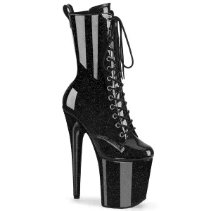FLAMINGO-1040GP  Black Glitter Patent/M