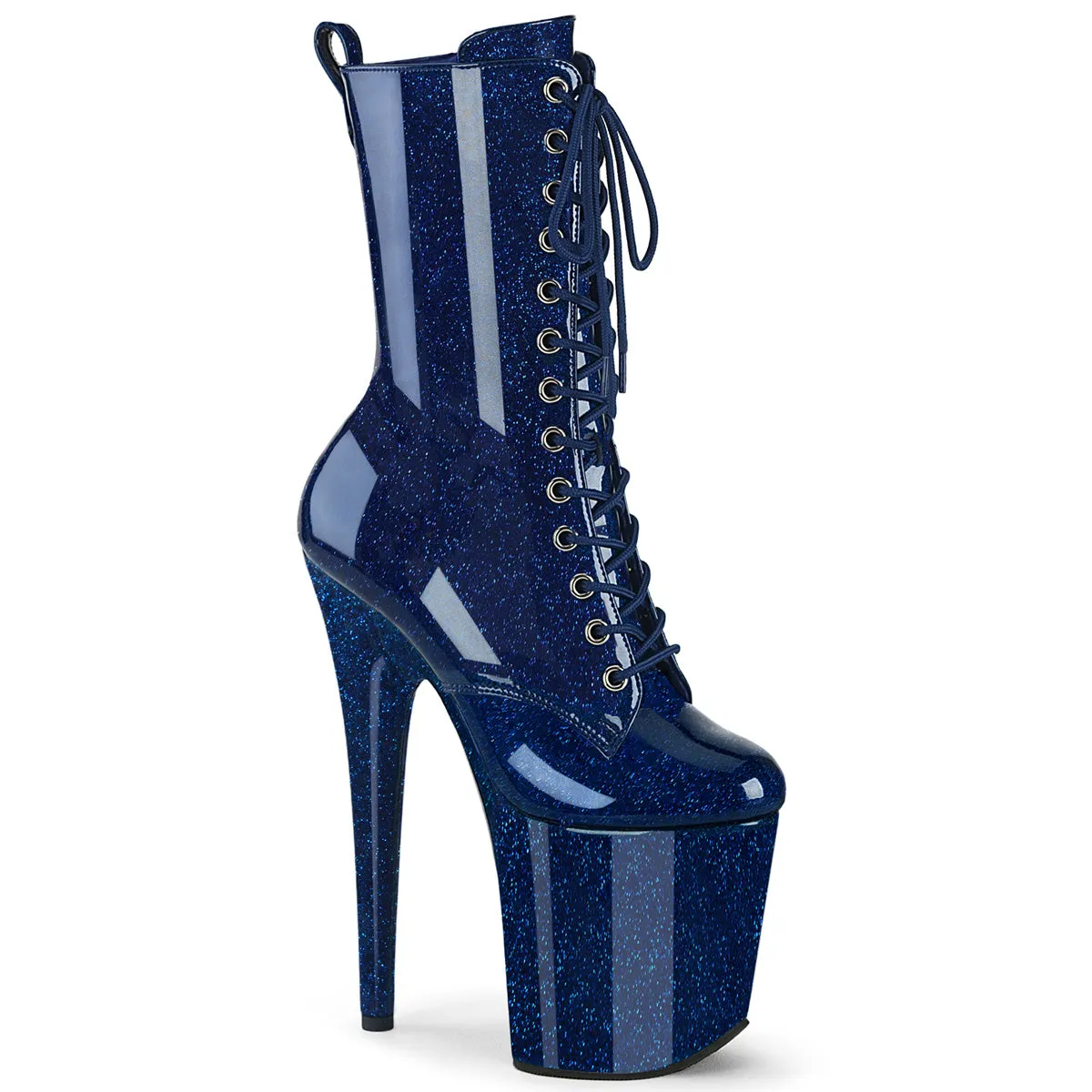 FLAMINGO-1040GP  Navy Blue Glitter Patent/M