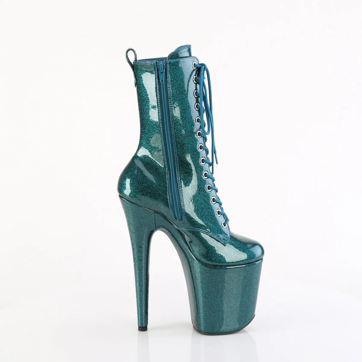 FLAMINGO-1040GP  Teal Glitter Patent/M