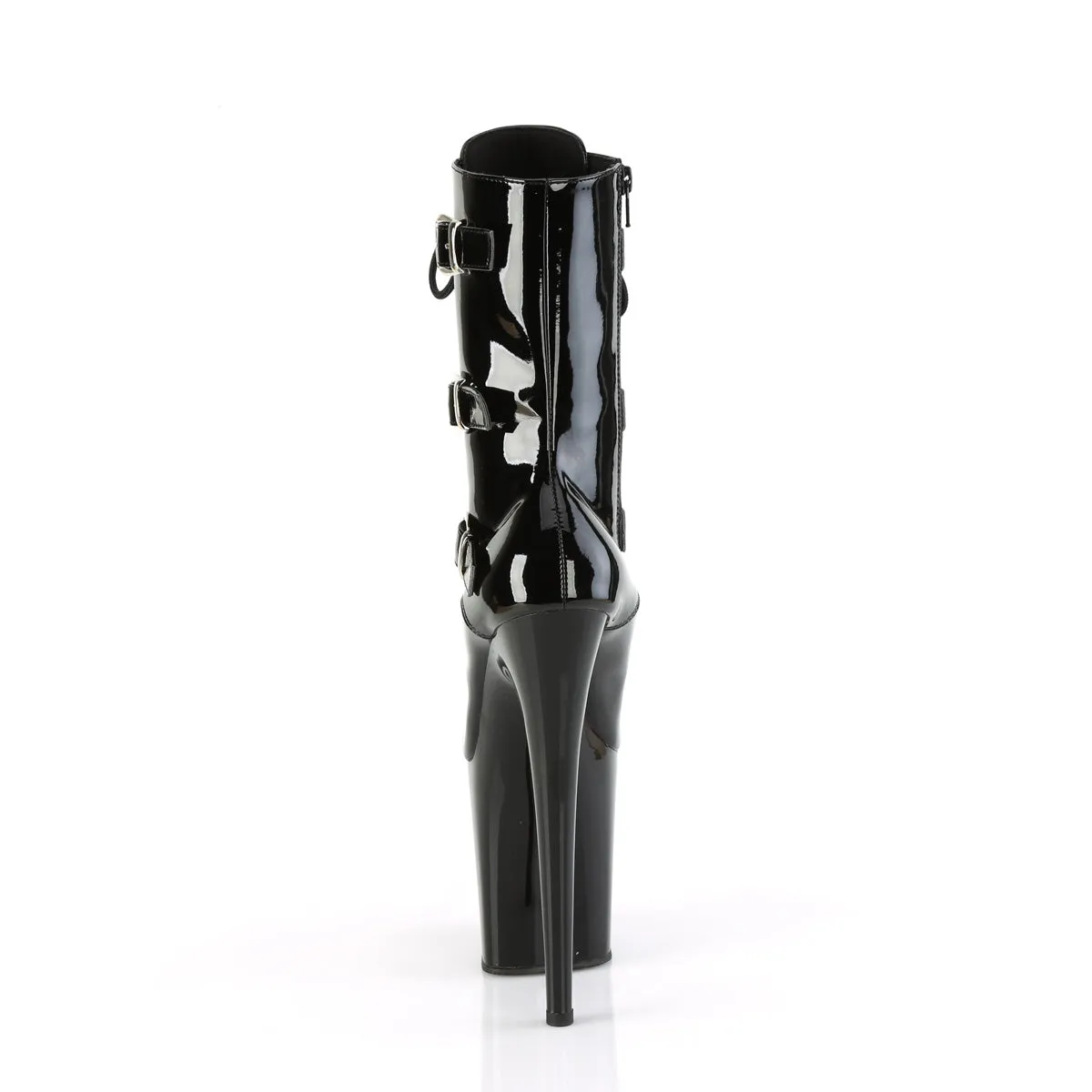 FLAMINGO-1043  Black Patent/Black