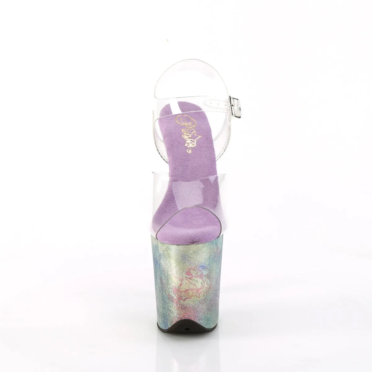 FLAMINGO-808NEB  Clear/Lavender Multi Metallic