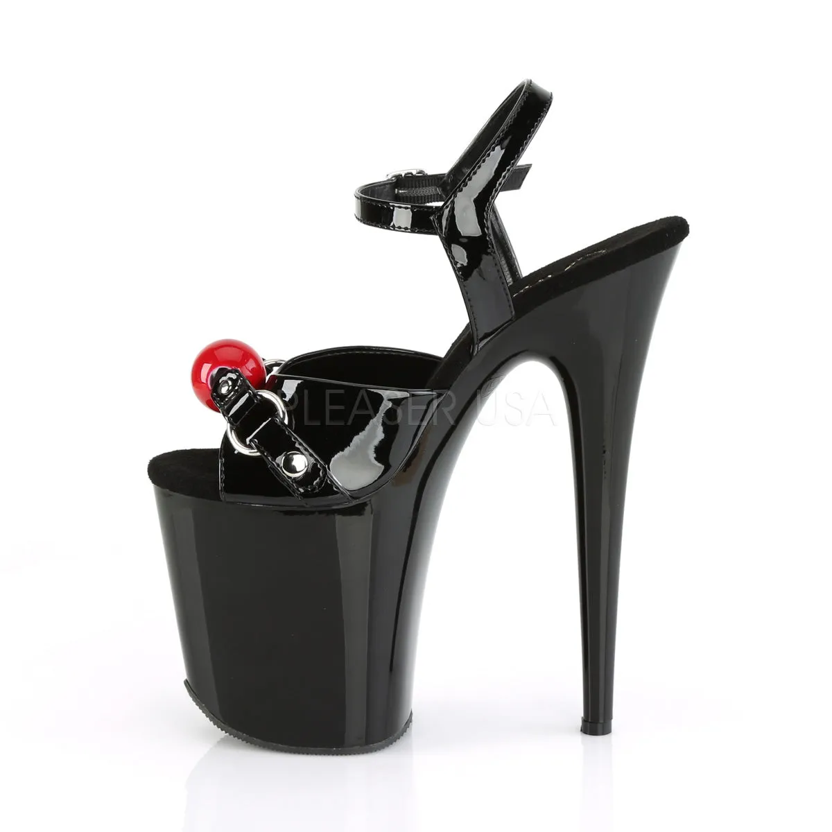 FLAMINGO-809GB  Black Patent/Black