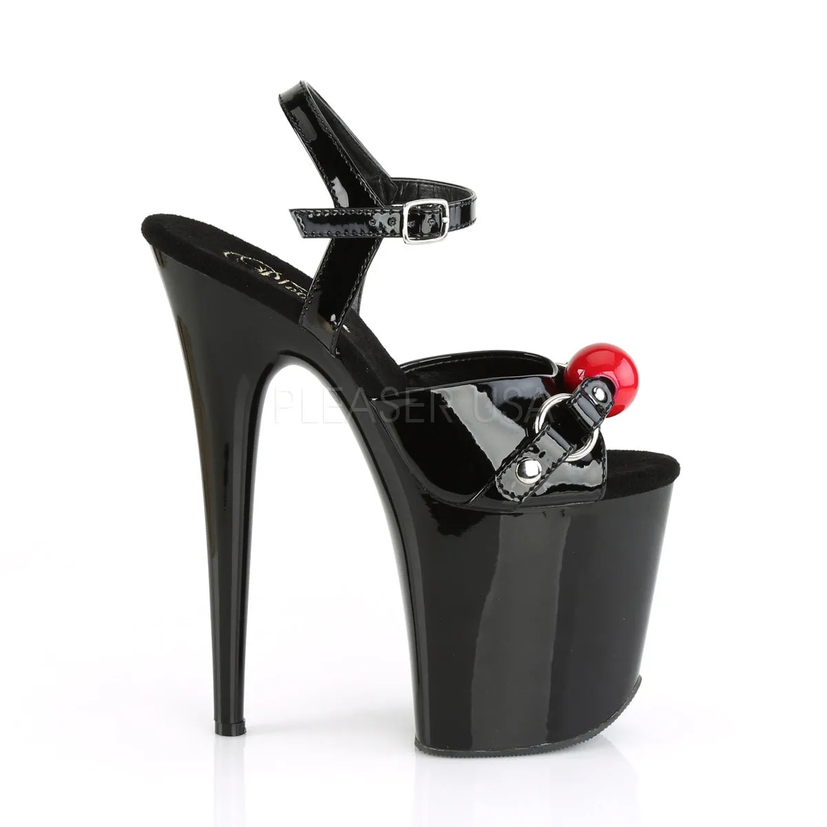 FLAMINGO-809GB  Black Patent/Black