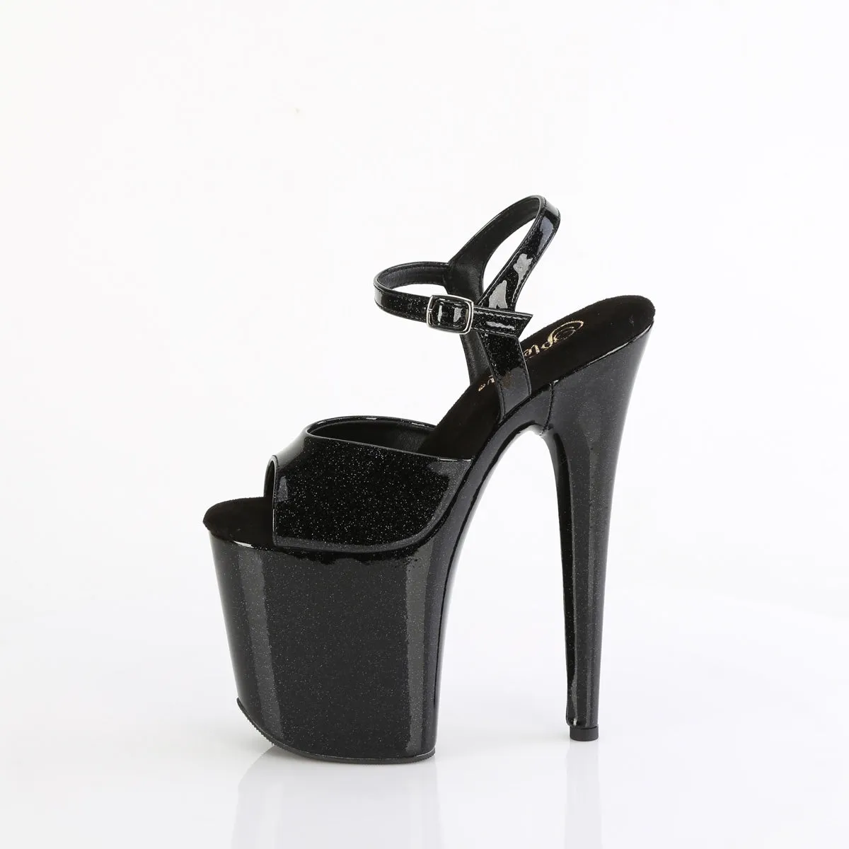 FLAMINGO-809GP  Black Glitter Patent/M