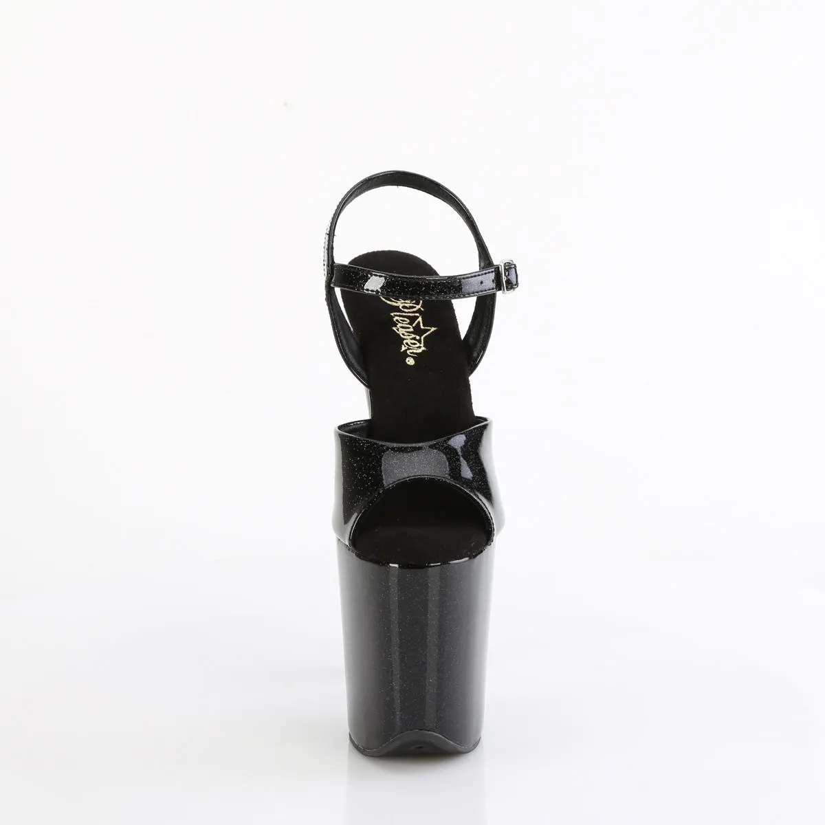 FLAMINGO-809GP  Black Glitter Patent/M