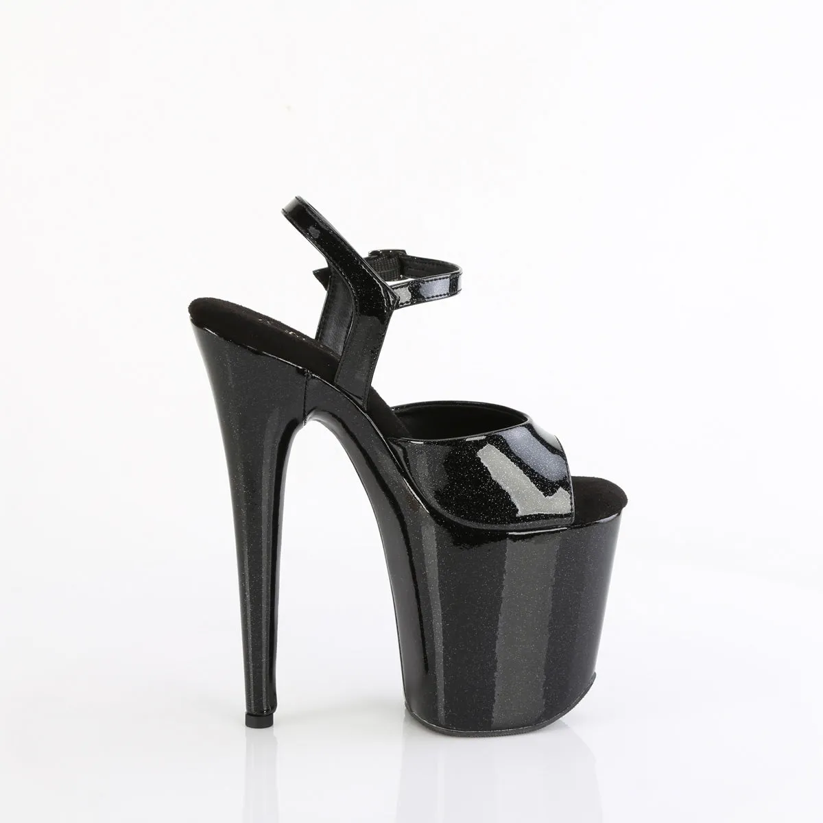 FLAMINGO-809GP  Black Glitter Patent/M