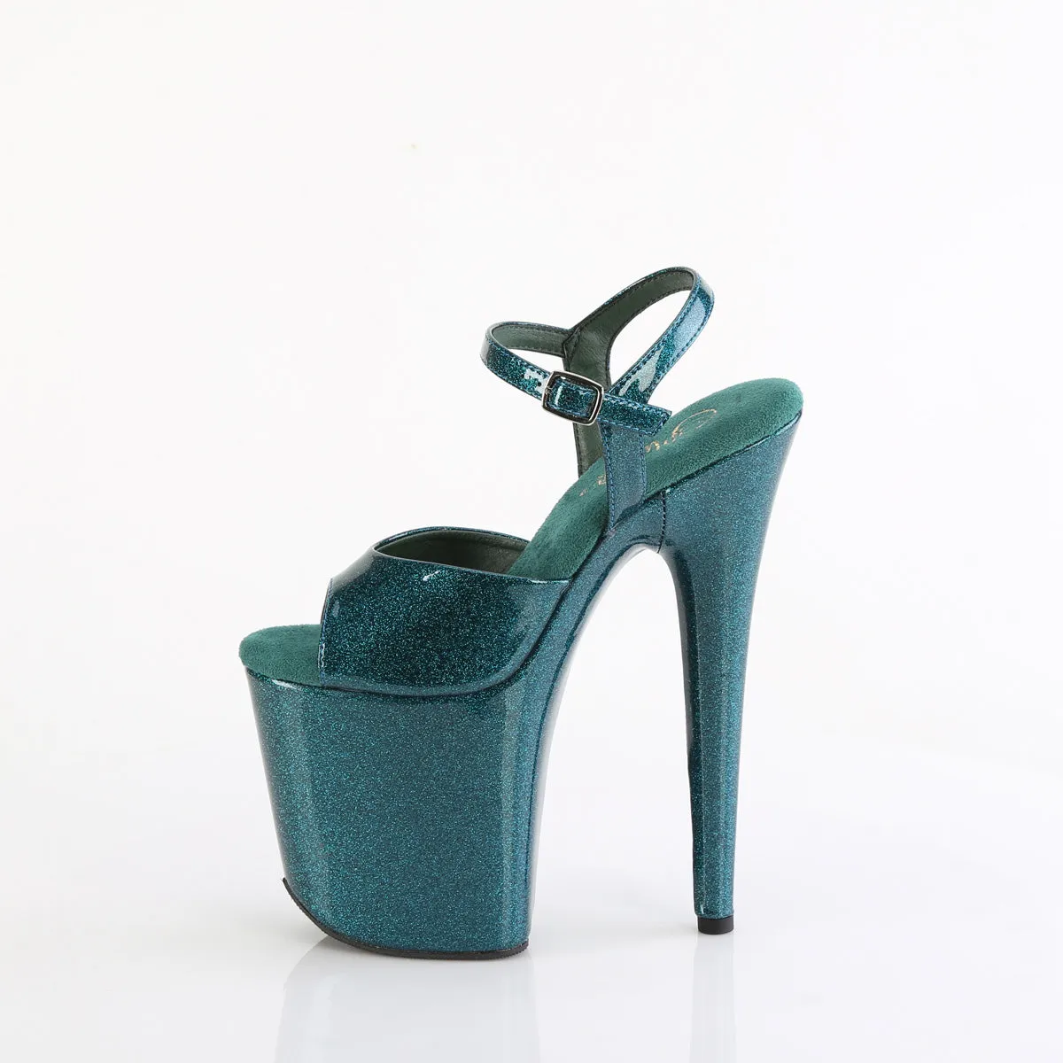 FLAMINGO-809GP  Teal Glitter Patent/M