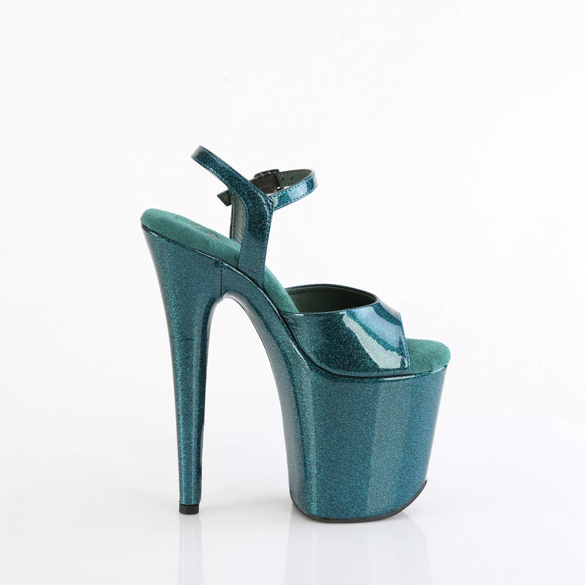 FLAMINGO-809GP  Teal Glitter Patent/M