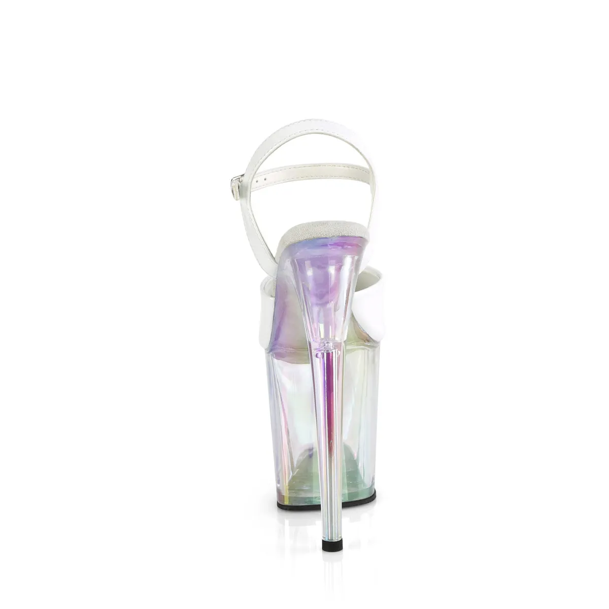 FLAMINGO-809HT  White Holo Patent/Holo Tinted