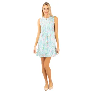 Floral Charm Ruffle Tank Dress