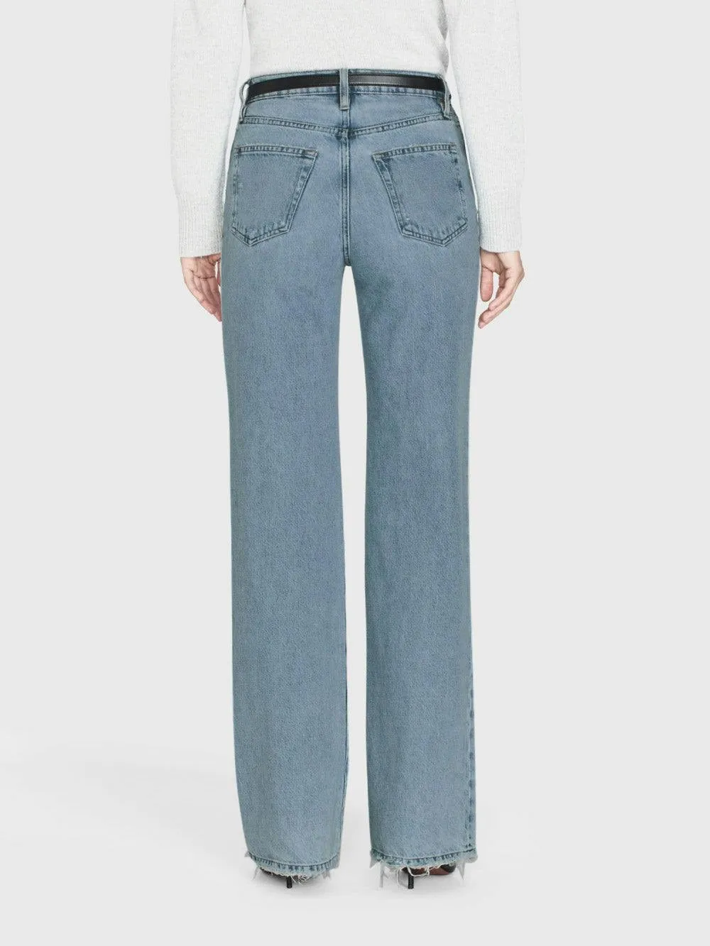 Frame Le Jane Wide Leg Jeans in Ziggy