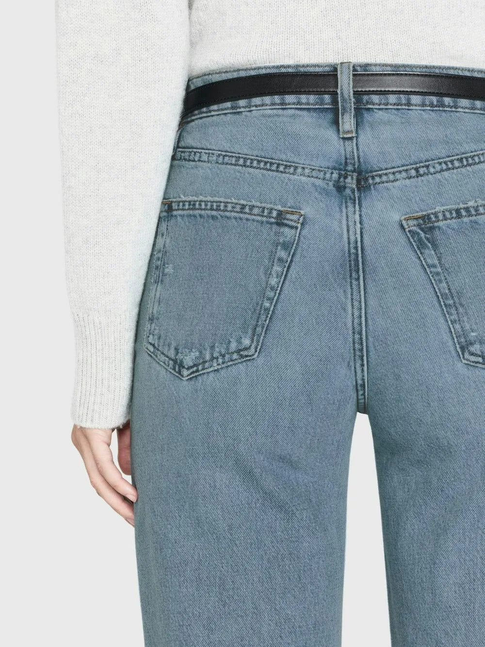 Frame Le Jane Wide Leg Jeans in Ziggy