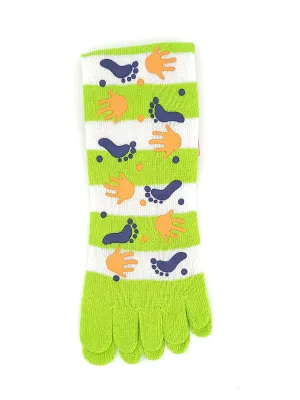 Fun and Quirky Foot & Hand Print Toe Socks | ToeHugger