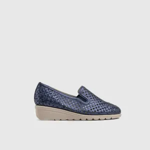 Geena Comfort Wedge - 01320 Navy