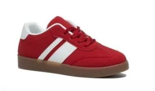 Germaine Red Side Stripe Trainers