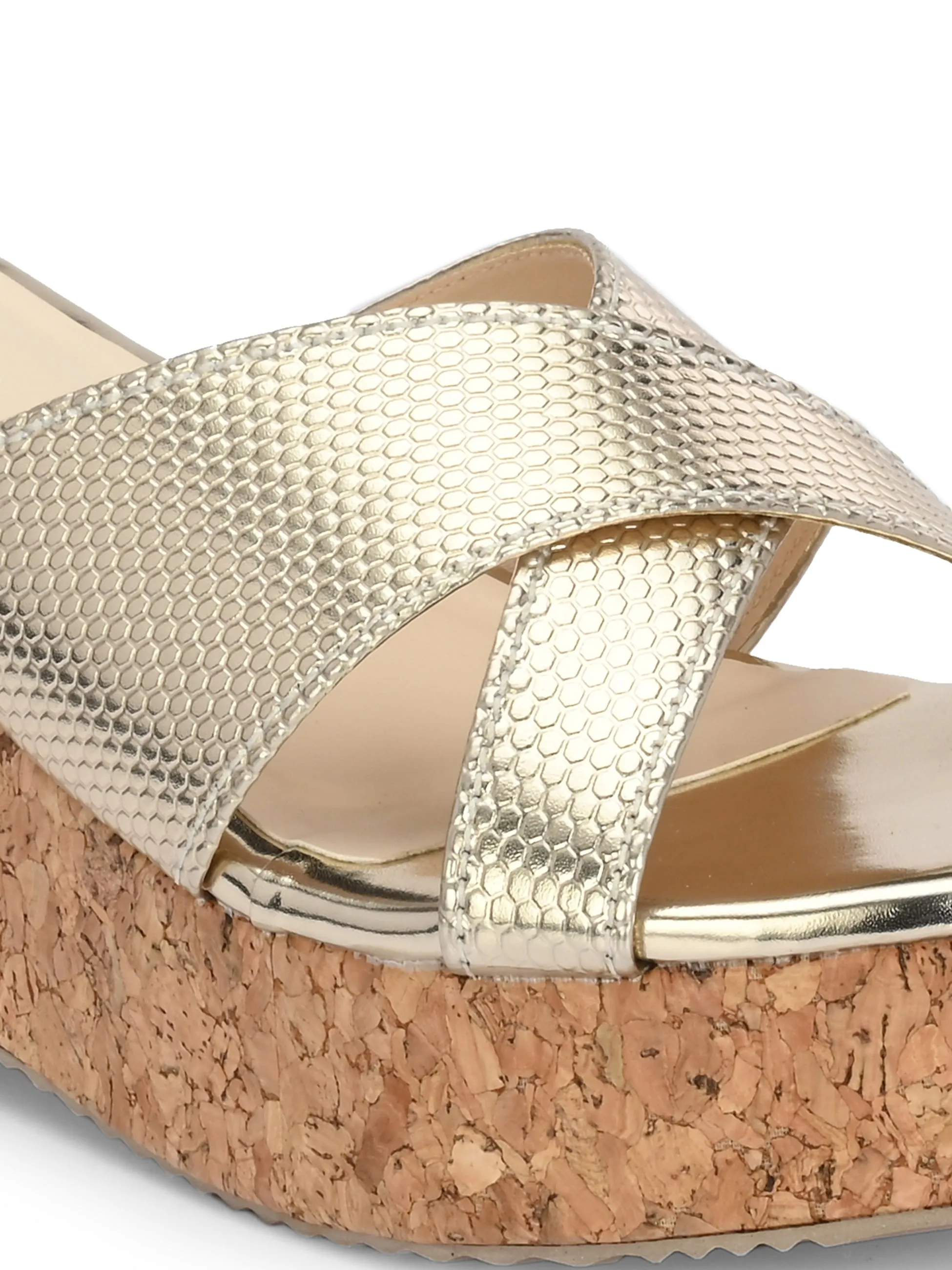 Gilded Harmony Platform For Women