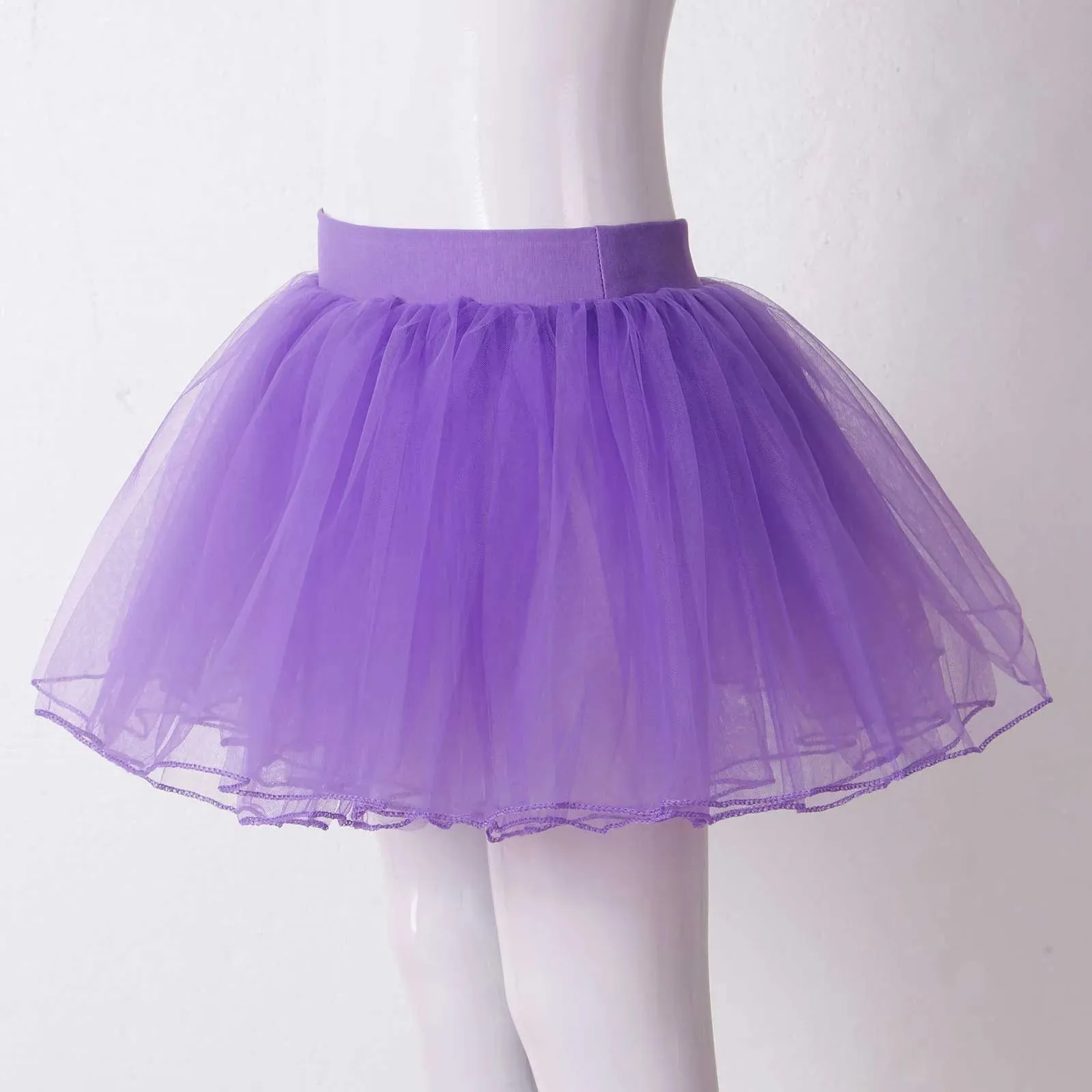 Girls Ballet Dance Leotard with Long Sleeve and Tulle Tutu Skirt: Gymnastics Performance Bodysuit