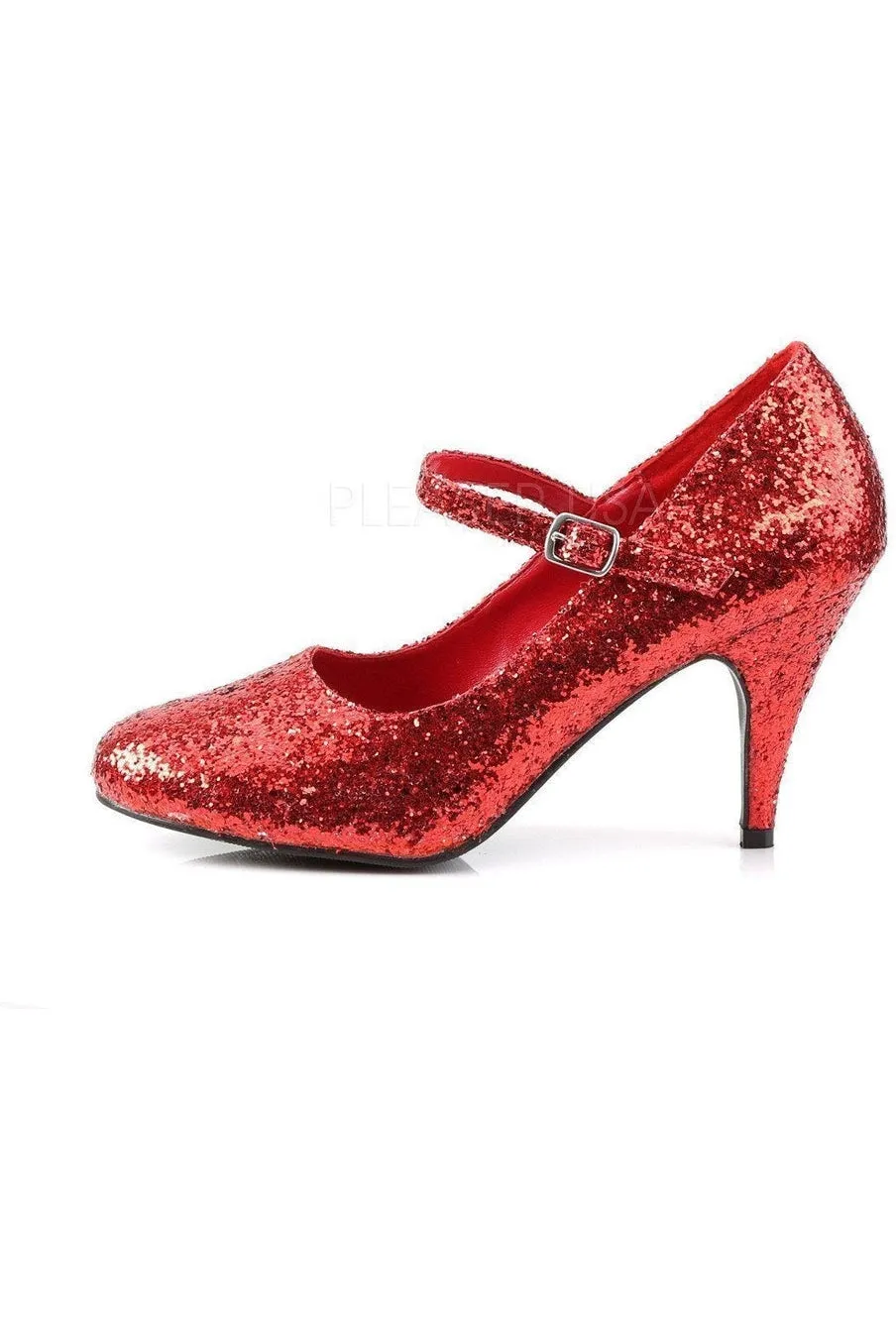 GLINDA-50G Mary Jane | Red Glitter