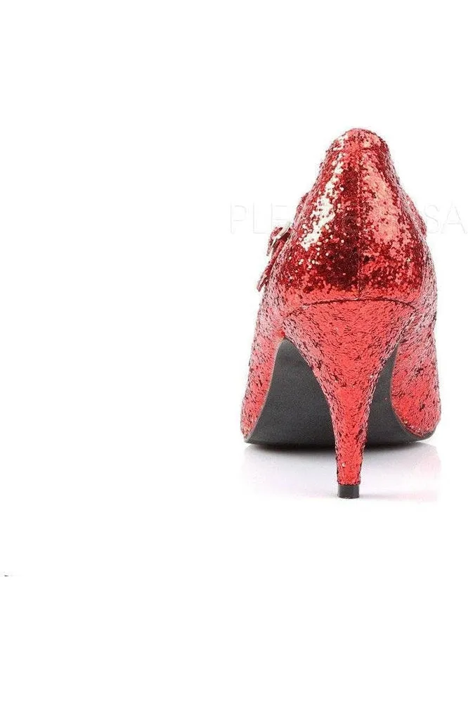 GLINDA-50G Mary Jane | Red Glitter