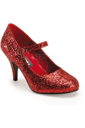 GLINDA-50G Mary Jane | Red Glitter