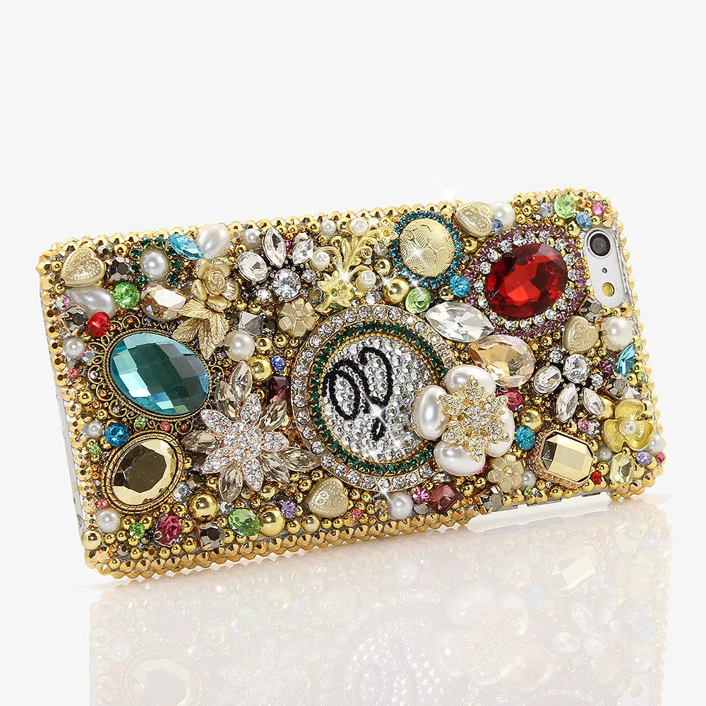 Golden Vintage Personalized Monogram Design (style MO_2044)