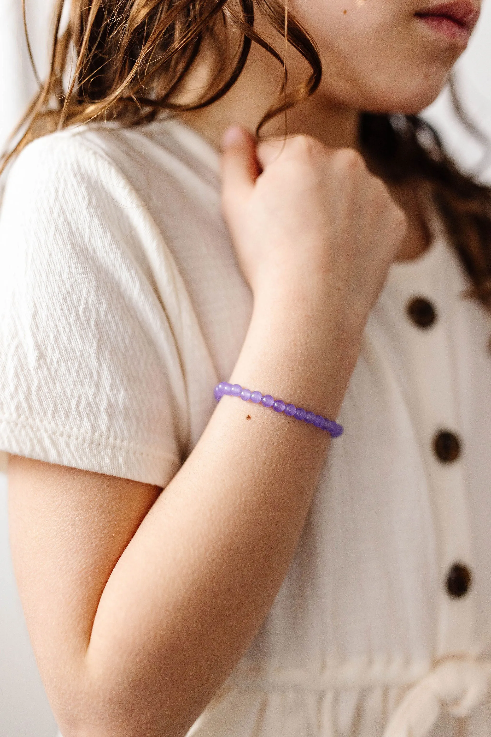 Grape Mom   Mini Bracelet Set (4MM Beads)