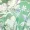 Green Floral Printed Short Puff Sleeve Gathered Side Midi Dress