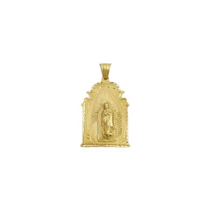 Guadalupe Vintage Shrine Pendant (14K)