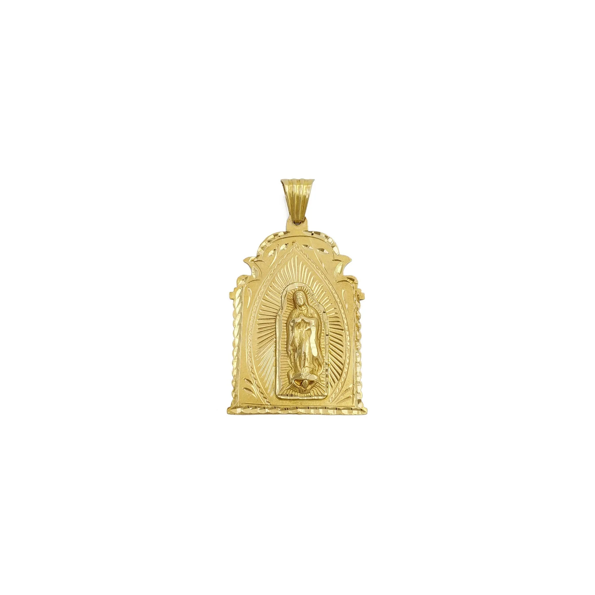 Guadalupe Vintage Shrine Pendant (14K)