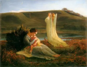 Guardian Angel – by Louis Janmot – Beautiful Catholic Artwork – Catholic Gift – Archival Quality