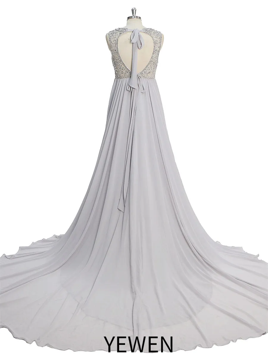 Handmade Beading Maternity Dress for Photoshoot Pregnancy Photography Baby Shower Dress