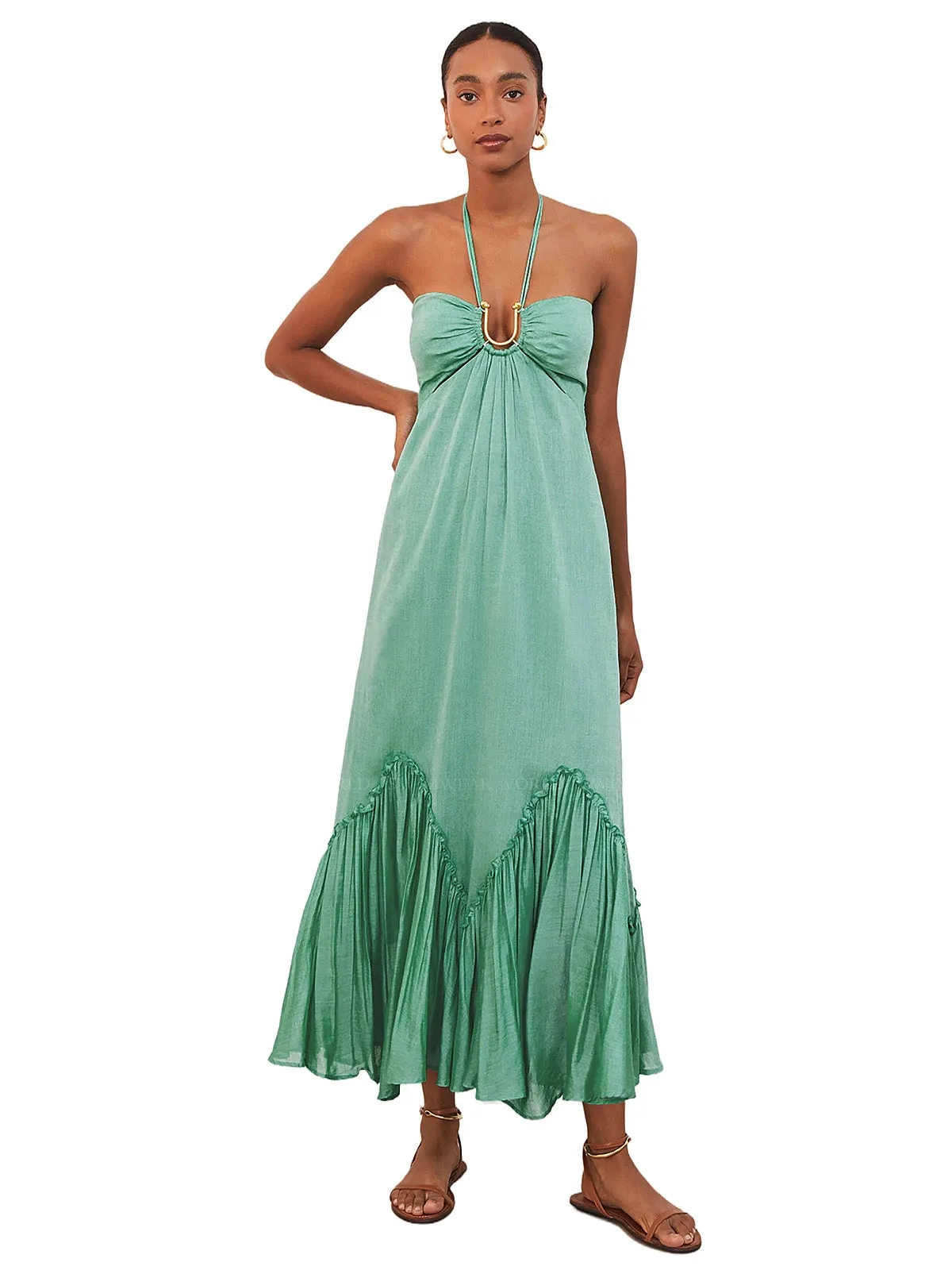 Harper Detail Long Dress ::RET
